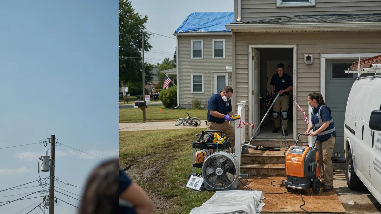 Water Damage Repair in Colfax, IN near me